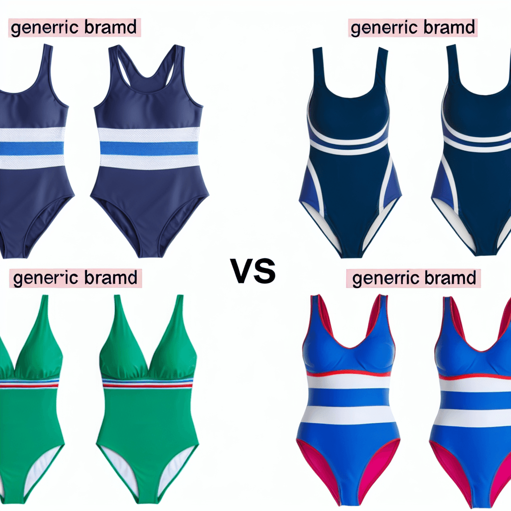 Comparaison des maillots de bain MOSwimming avec d'autres marques