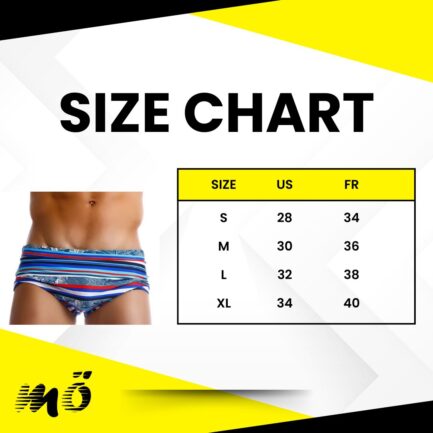 Maillot de bain Helsinki size chart