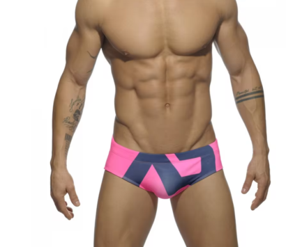 maillot de bain homme addicted rose front