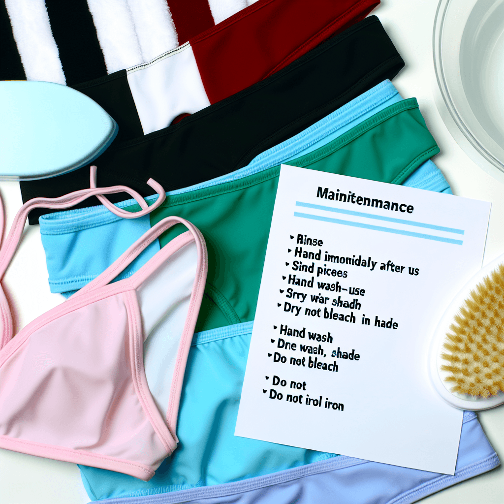 Guide complet pour l’entretien de vos maillots de bain