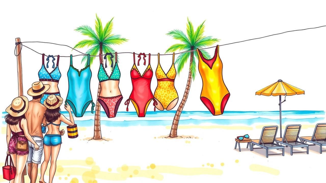 customisation sur maillots de bain